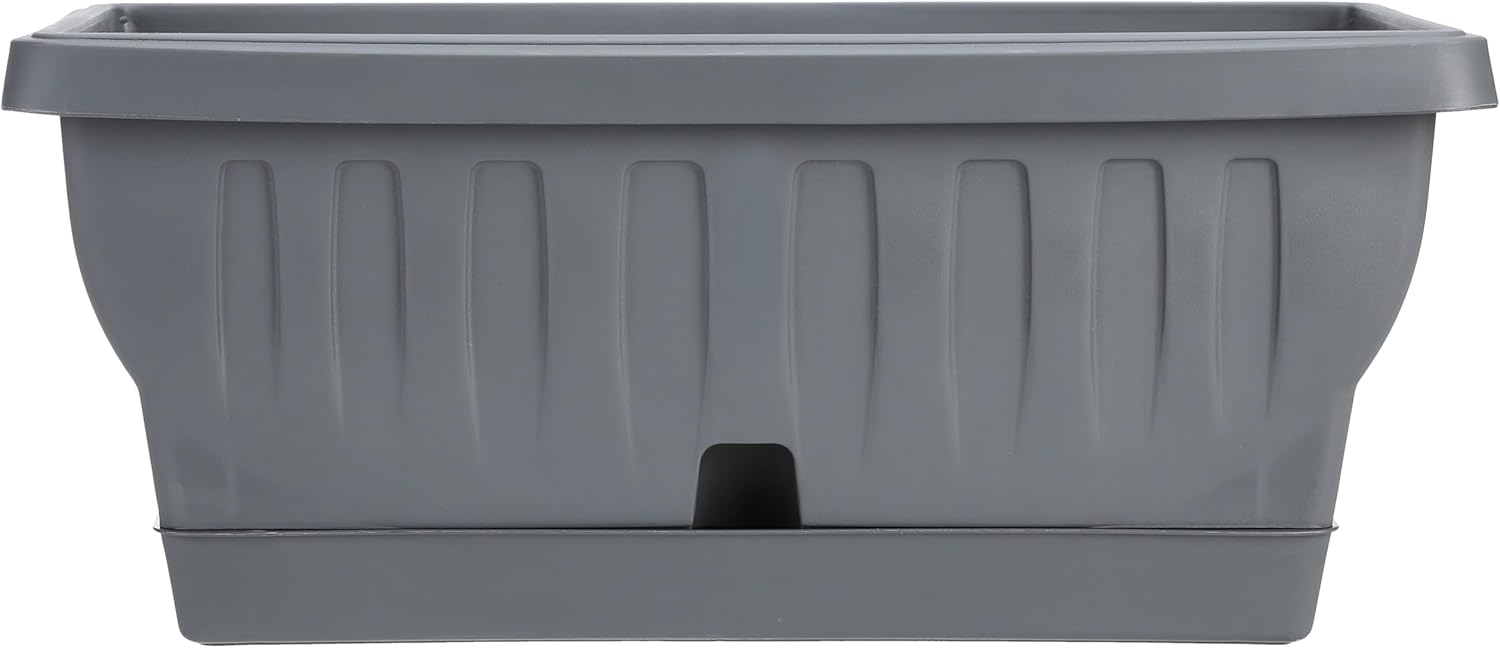 حوض زراعة بلاستيك خورشيد مكسيكي  مقاس 61 *24*22 سم ألوان