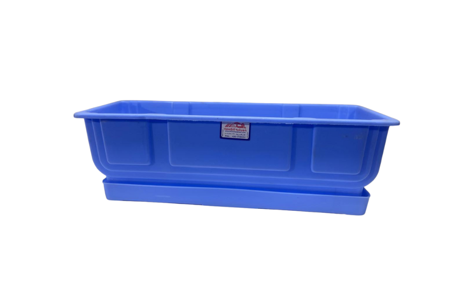 حوض زراعة بلاستيك خورشيد  مقاس 32*12*10 سم ألوان