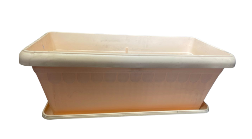 حوض زراعة بلاستيك خورشيد  مقاس 80*38*32 سم ألوان