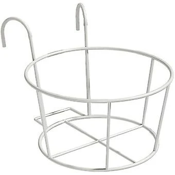 حامل إصيص بلكونة معدن دائري قطر 21سم