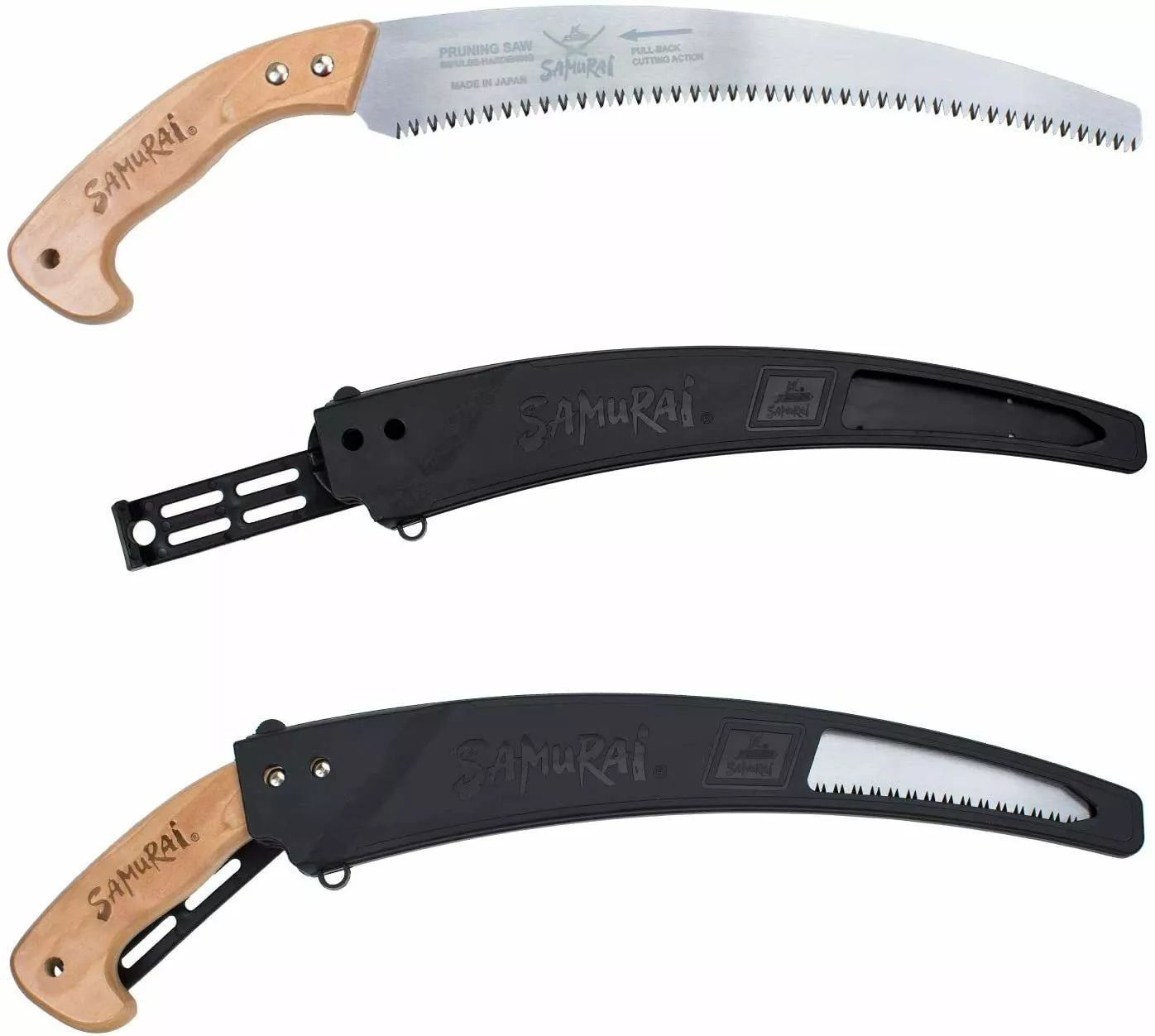 منشار تقليم أفرع ساموراي بيد خشب