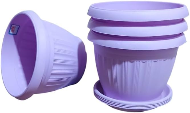 شالية (إصيص) بلاستيك ألماني خورشيد مقاس 25 سم ألوان