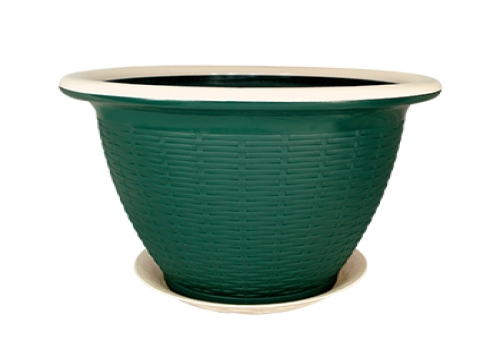 شالية (إصيص) بلاستيك ريتان خورشيد مقاس 55سم ألوان