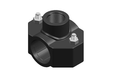 ركاب (سادل) بولي إيثيلين إليزية 63 مم* 2/1 بوصة