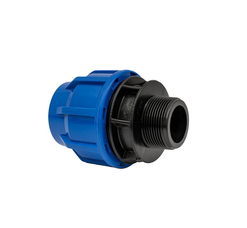 رأس خط (دكر) بولي إيثيلين كي بي (نايسكو) سن خارجي  1 بوصة * 32 مم ضغط 16 بار