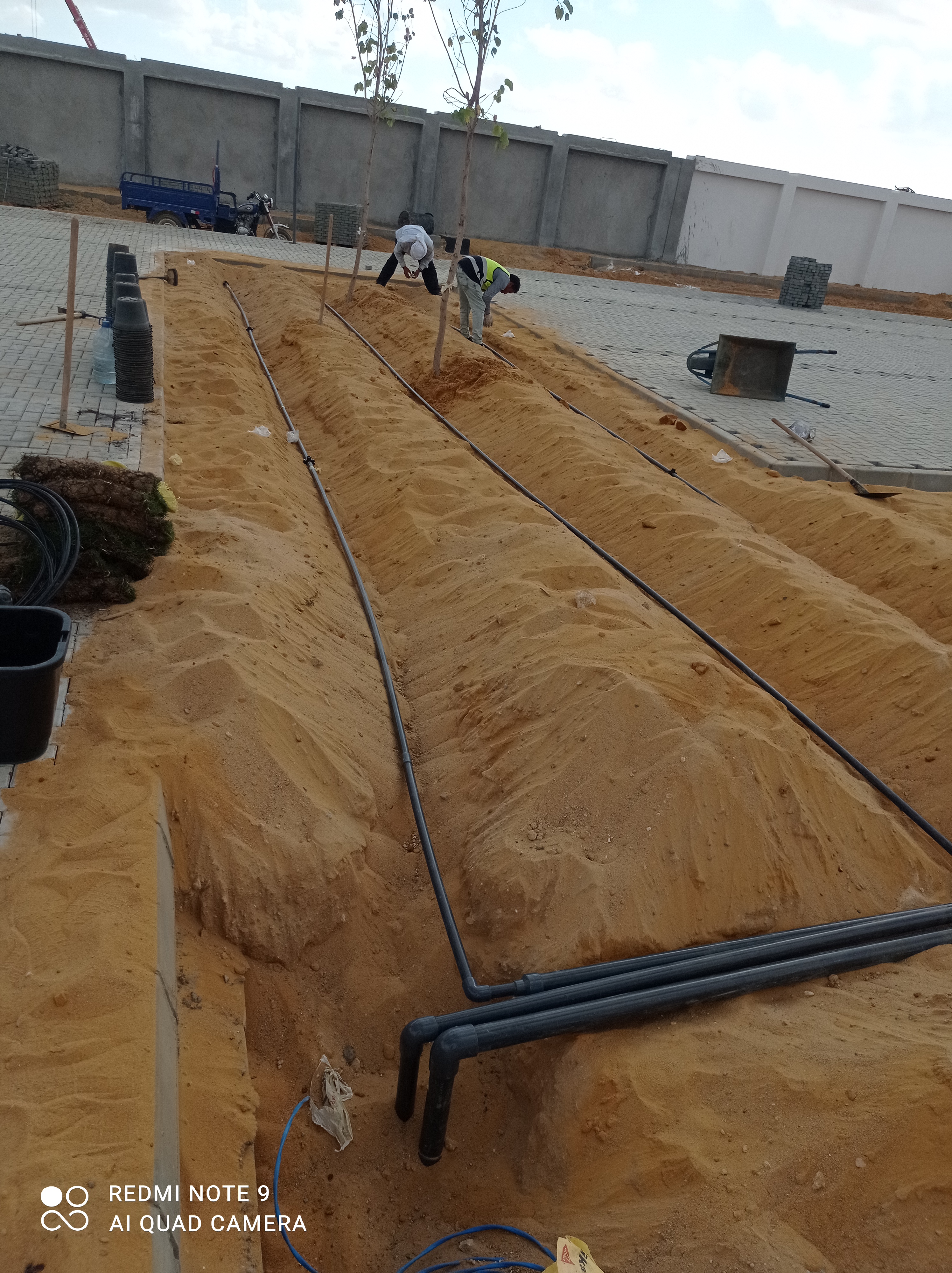 أعمال شبكات الري