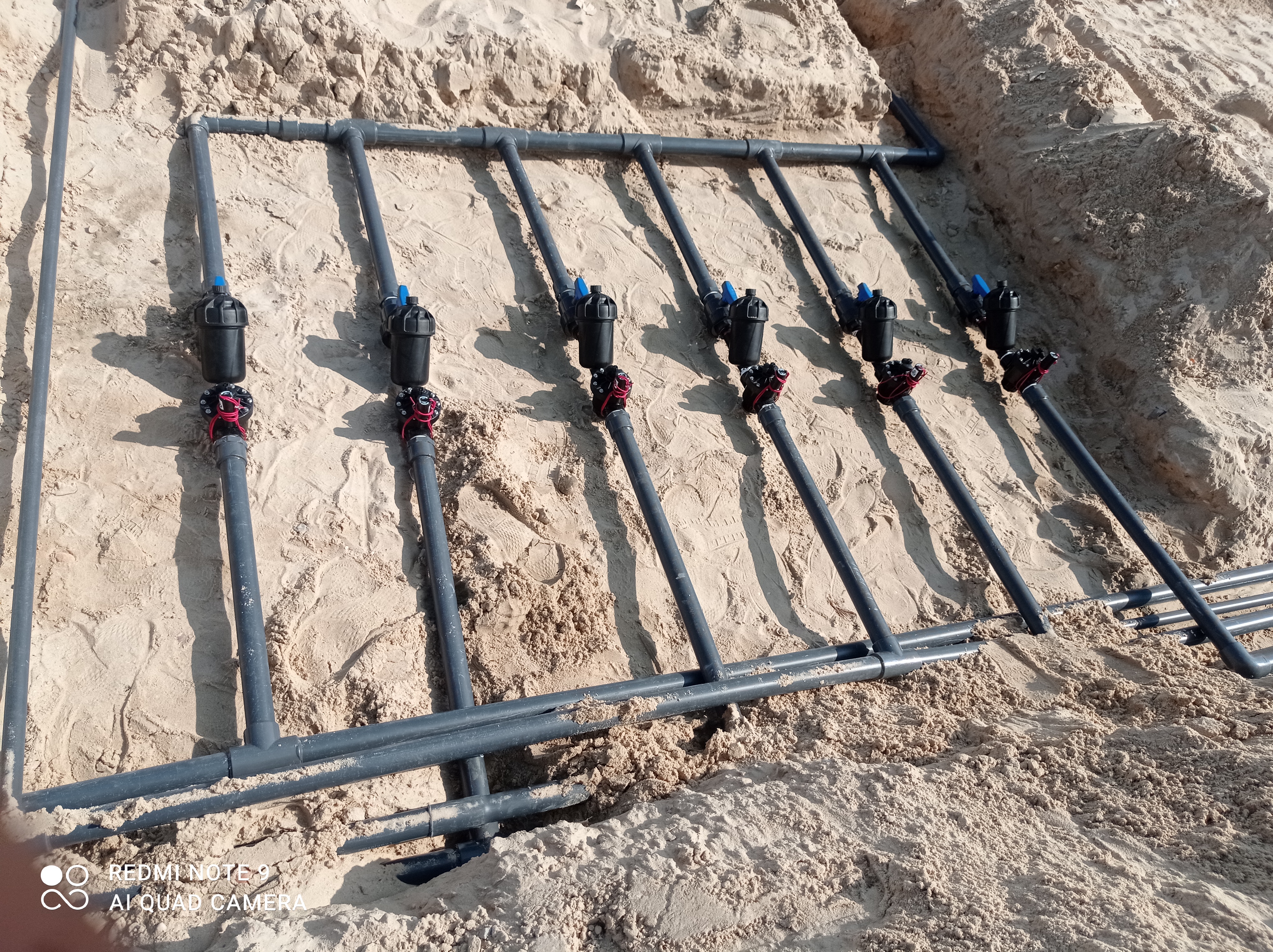 أعمال شبكات الري