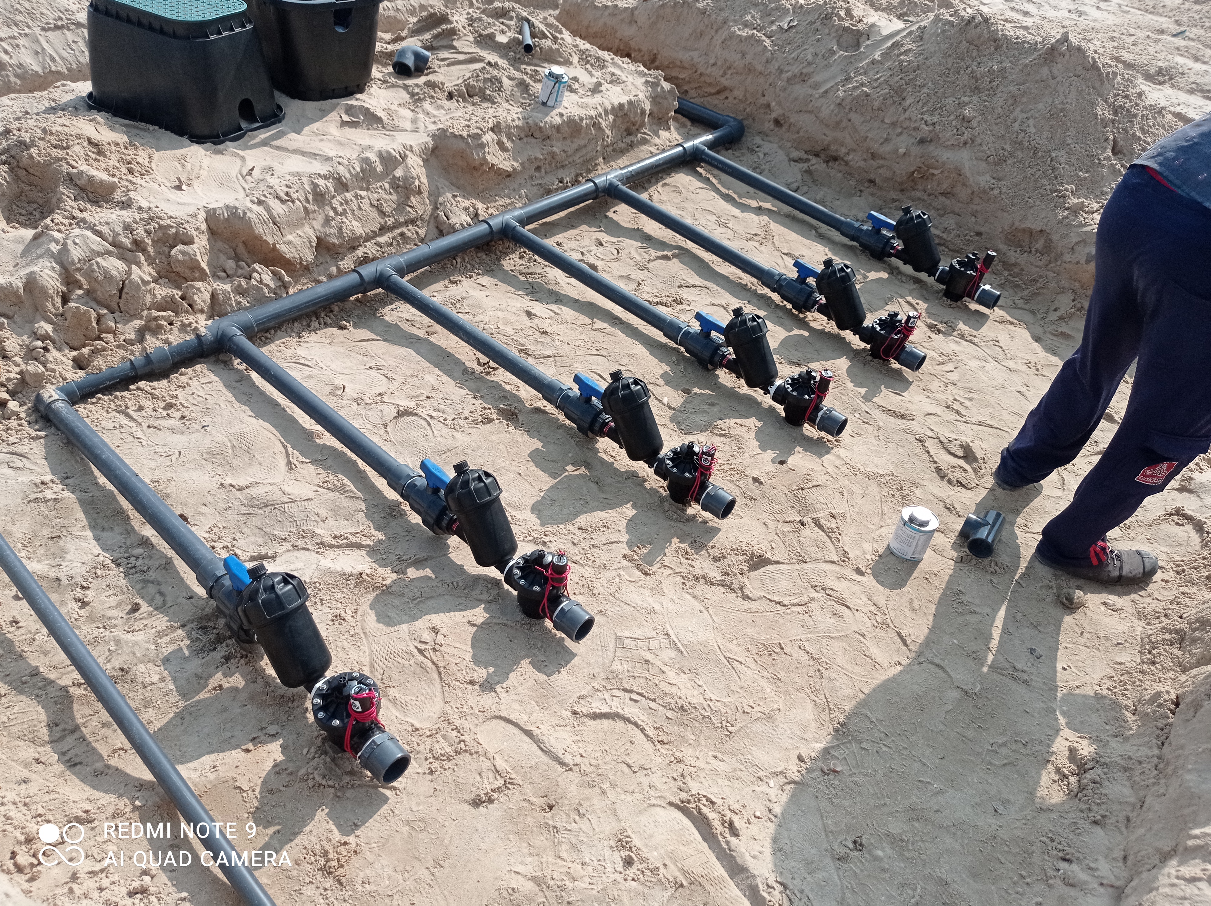 أعمال شبكات الري